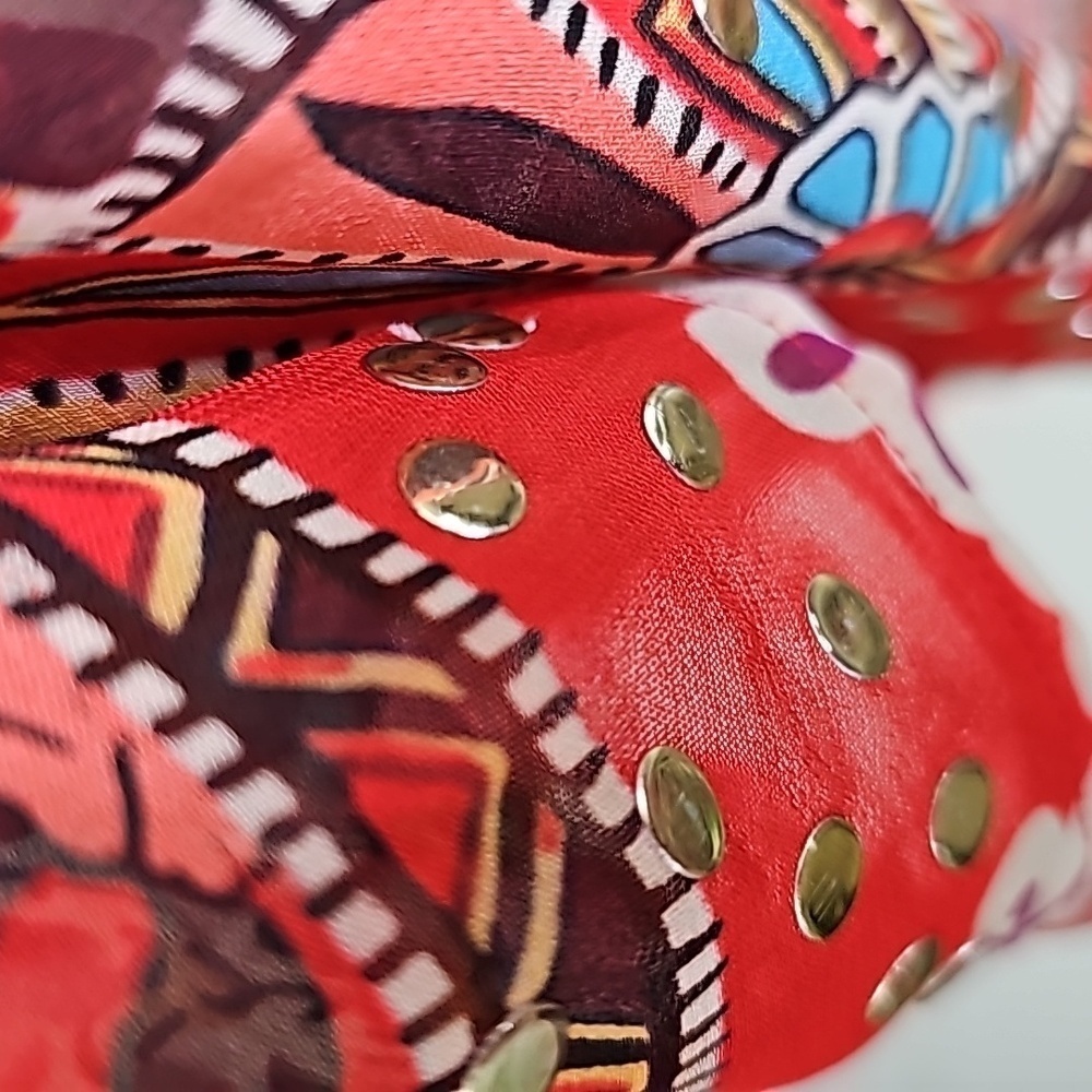 Cache Multicolor Tiered Peasant Skirt Size Sm - image 2